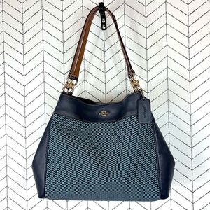 Coach Lexy Legacy Jacquard Shoulder Bag